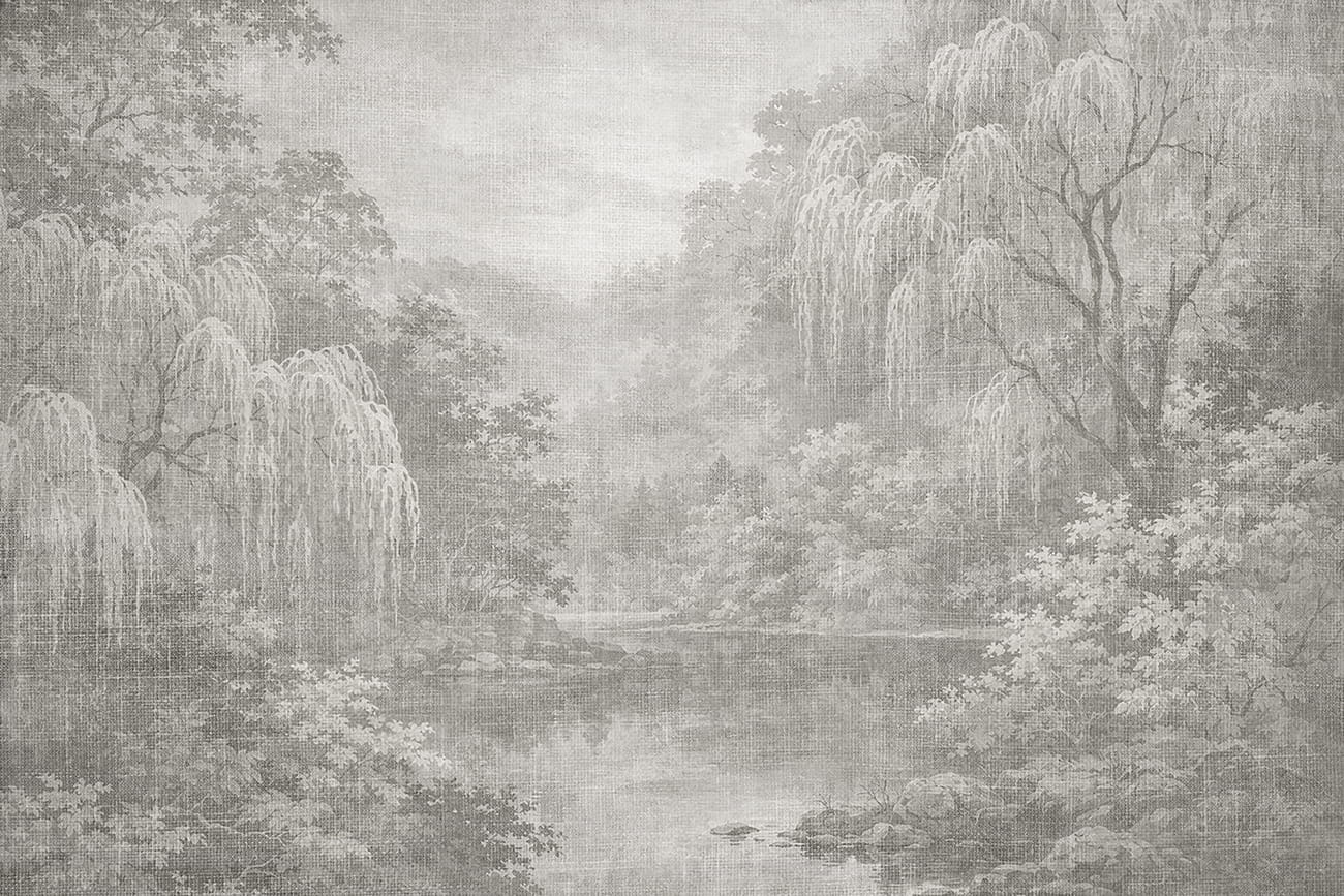 Carta da parati paesaggio alberi