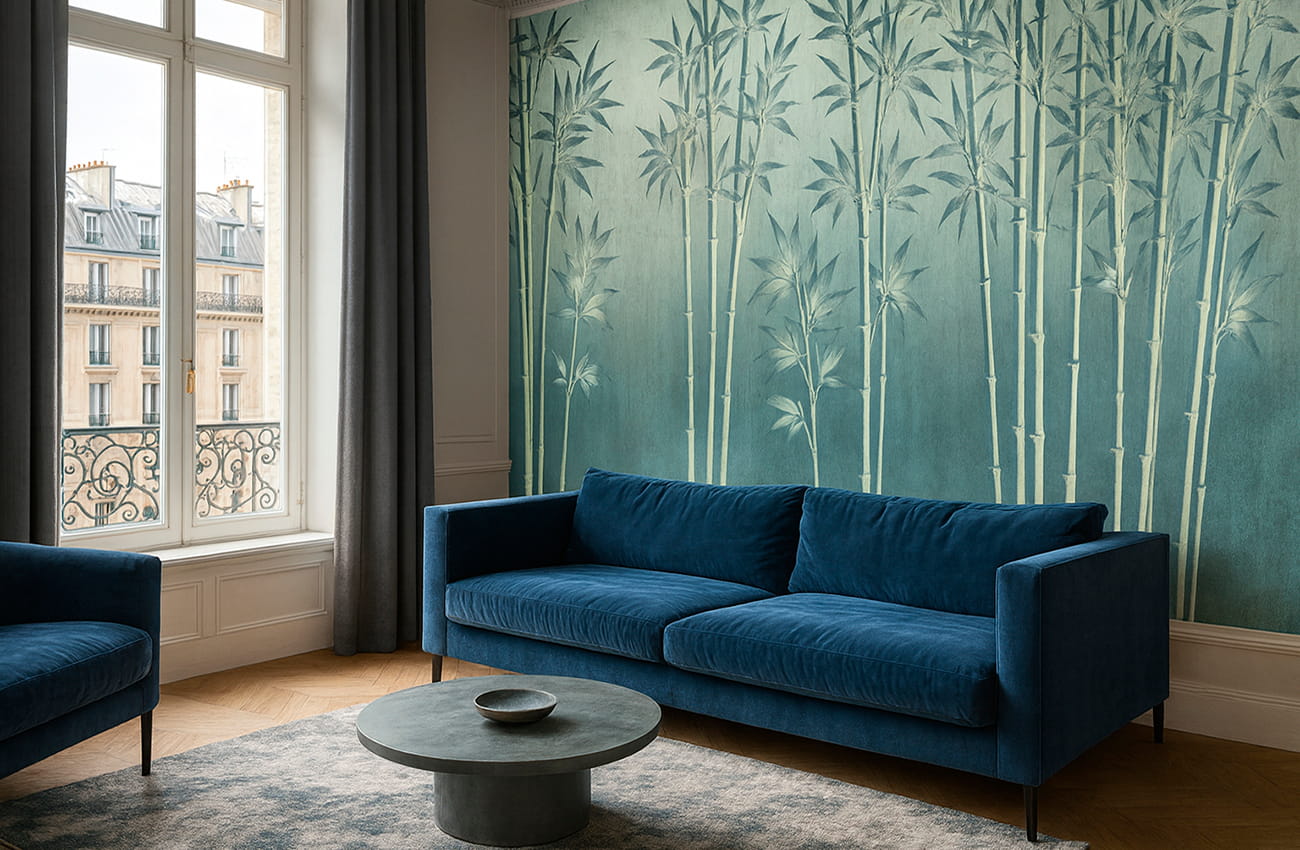 Carta da parati design cielo e nuvole